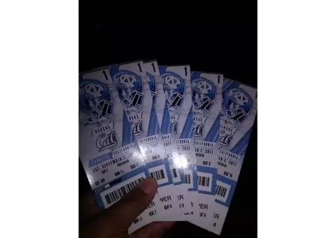 UNC football tickets for 09/02/2017 game against California